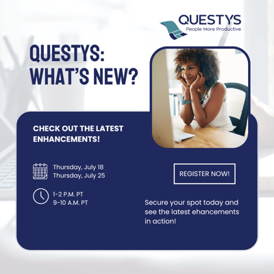 Questys for blog Whats New